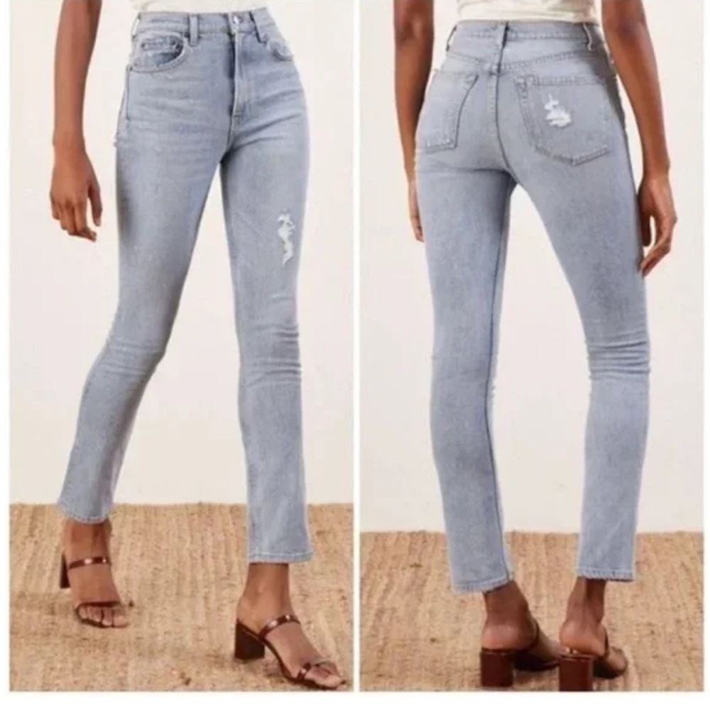 Reformation Hepburn Jean In Ibiza Size 28 - Picture 4 of 14